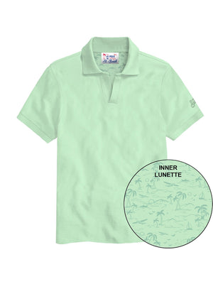 Mc2 Saint Barth Jersey Stretch Piquet Polo Charles Piquet 55 Mint - Chs0001