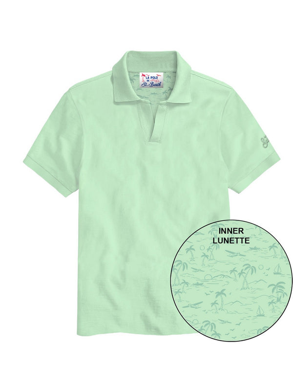 Mc2 Saint Barth Jersey Stretch Piquet Polo Charles Piquet 55 Mint - Chs0001