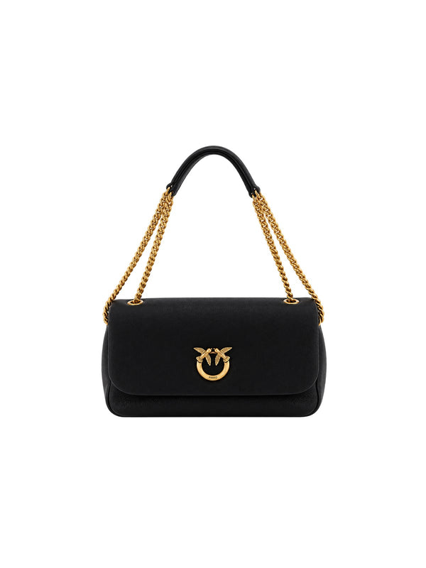 Pinko Borsa Donna Click Soft Horizontal Chain Nero Antique Gold 107022A3CX-Z99Q