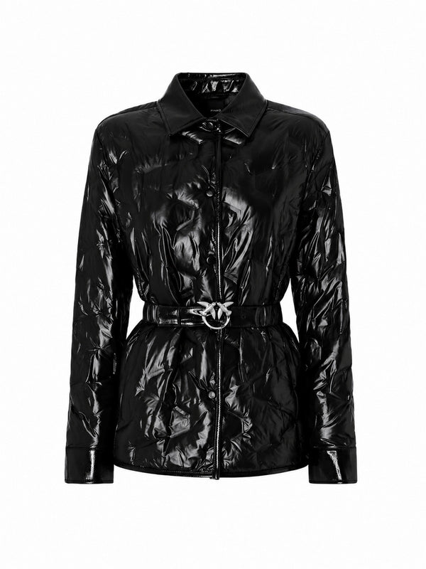 Pinko Giubbotto Dipladenia Imbottito Donna Nero Limousine 107163A3FI-Z99