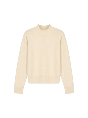 Pinko Maglia Sparta Donna 90% Lana 10% Cashmere Beige Rugiada Gelata 107205A3G1-C15