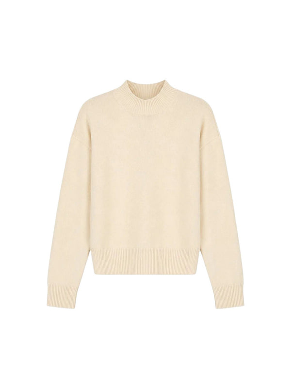 Pinko Maglia Sparta Donna 90% Lana 10% Cashmere Beige Rugiada Gelata 107205A3G1-C15