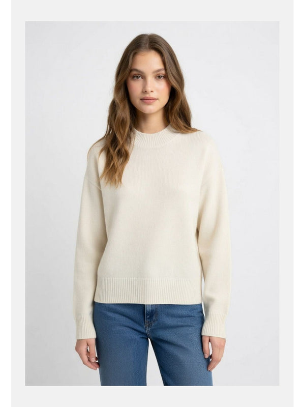 Pinko Maglia Sparta Donna 90% Lana 10% Cashmere Beige Rugiada Gelata 107205A3G1-C15