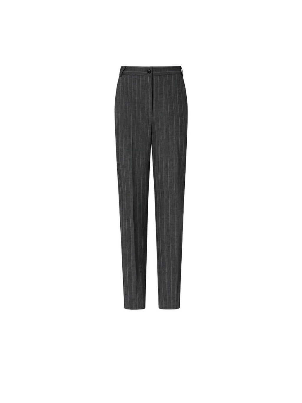 Pinko Pantalone Donna Pleione Gessato in Misto Lana Grigio/Rosa 107264A3FF-IN4