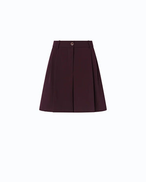 Pinko Shetana Shorts Donna Sartoriali Fluidi Bordeaux Scuro 107289A18E-RR7