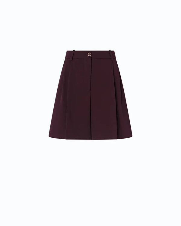 Pinko Shetana Shorts Donna Sartoriali Fluidi Bordeaux Scuro 107289A18E-RR7