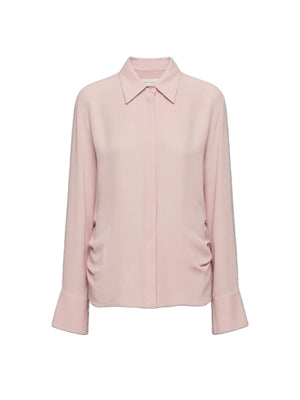 Pinko Cimbidio Camicia Donna Fluida in Viscosa Viola Ghiaccio 107297A3HD-O06