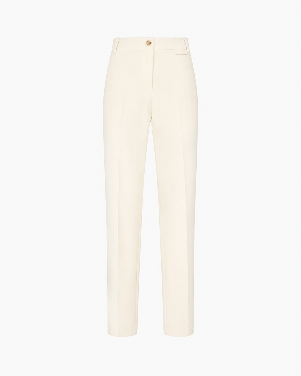 Pinko Protea Pantalone Donna in Crêpe Bianco Gelato Vaniglia 107415A3DA-Z00
