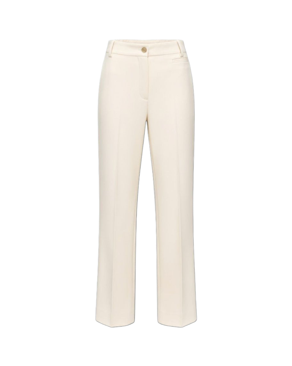 Pinko Protea Pantalone Donna in Crêpe Bianco Gelato Vaniglia 107415A3DA-Z00