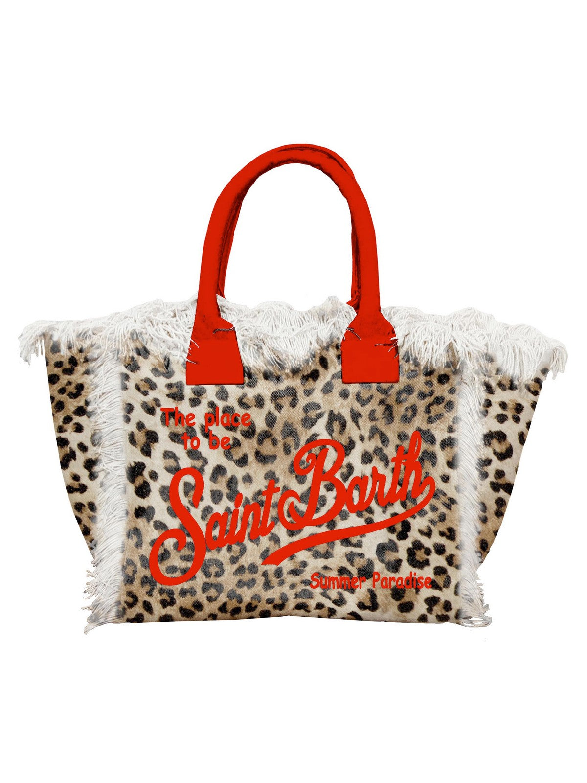 Mc2 Saint Barth Hand Bag With Strap Colette Sand Leopard 0041 - Col0001