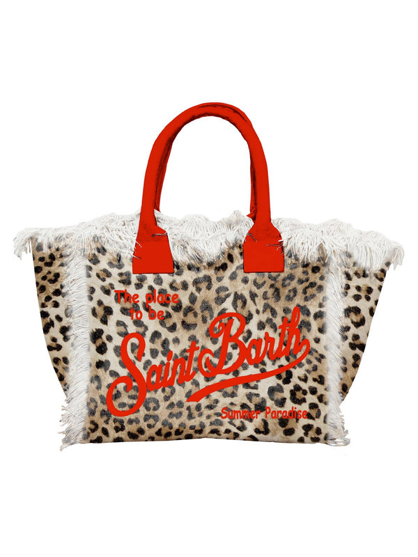 Mc2 Saint Barth Hand Bag With Strap Colette Sand Leopard 0041 - Col0001