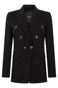 Pinko Hibiscus Blazer Donna Doppiopetto Nero Limousine 107438A3AH-Z99