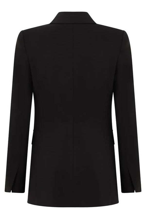 Pinko Hibiscus Blazer Donna Doppiopetto Nero Limousine 107438A3AH-Z99