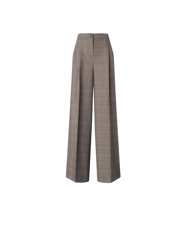 Pinko Plumeria Pantalone Donna Palazzo Misto Lana Beige Bordeaux Nero 107476A3FF-CYZ