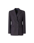 Pinko New Amalfi Giacca Donna Doppiopetto Misto Lana Blu Marino Cupo 107513A3IF-G03