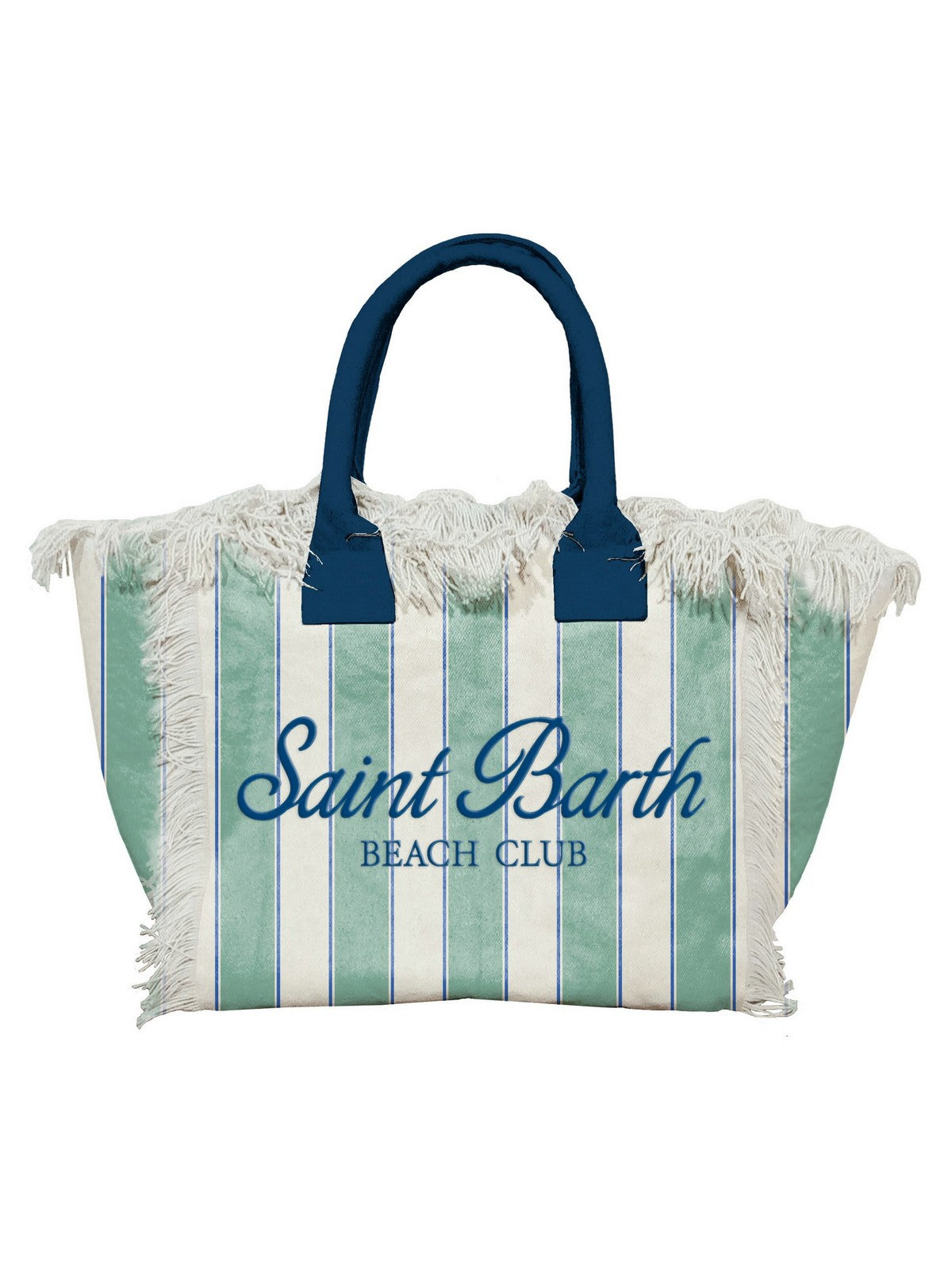 Mc2 Saint Barth Hand Bag With Strap Colette Sb Beach Stripes 5361 Emb - Col0001