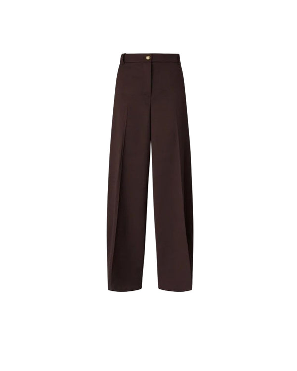 Pinko Balbino Pantalone Donna in Misto Lana Marrone Oltre Buio 107712A3MS-M04