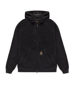 RefrigiWear Frankie Fleece Giubbotto Uomo in Pile Nero F20308-FG9102-G06000