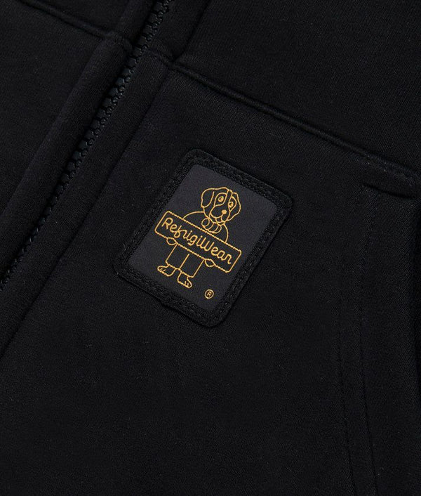 RefrigiWear Frankie Fleece Giubbotto Uomo in Pile Nero F20308-FG9102-G06000