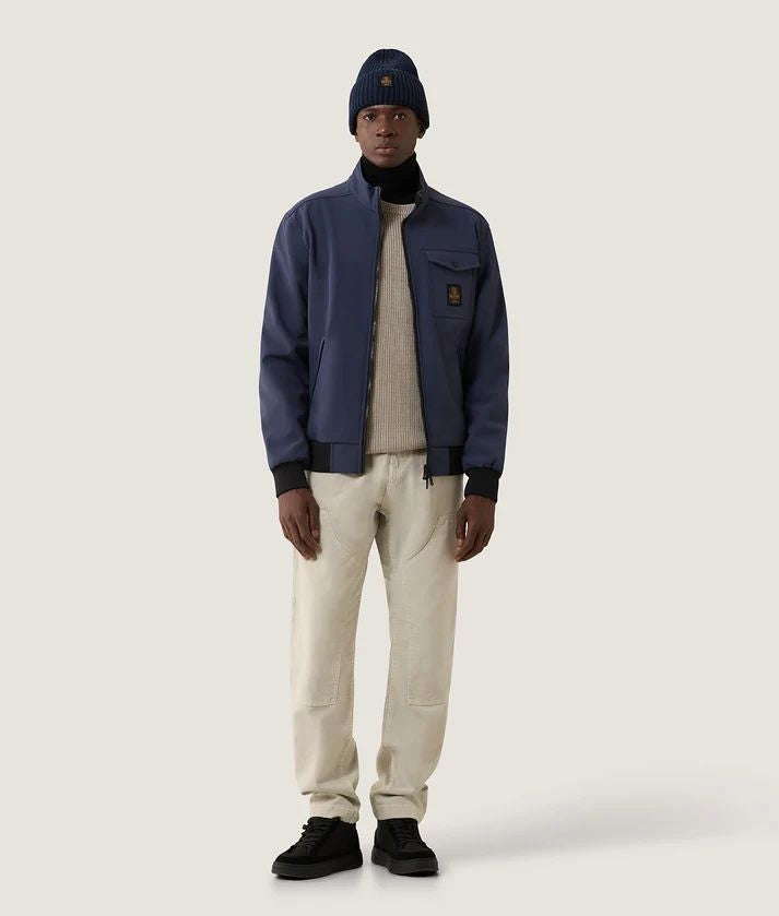 Refrigiwear Giubbotto Uomo Captain Jacket Blu Scuro Dark Blue G00808-XT3792-F03700