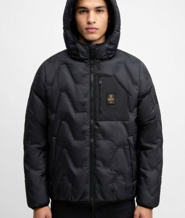 Refrigiwear Graphite Jacket Giubbotto Uomo Nero Trapuntato G88800-PL0555-G06000