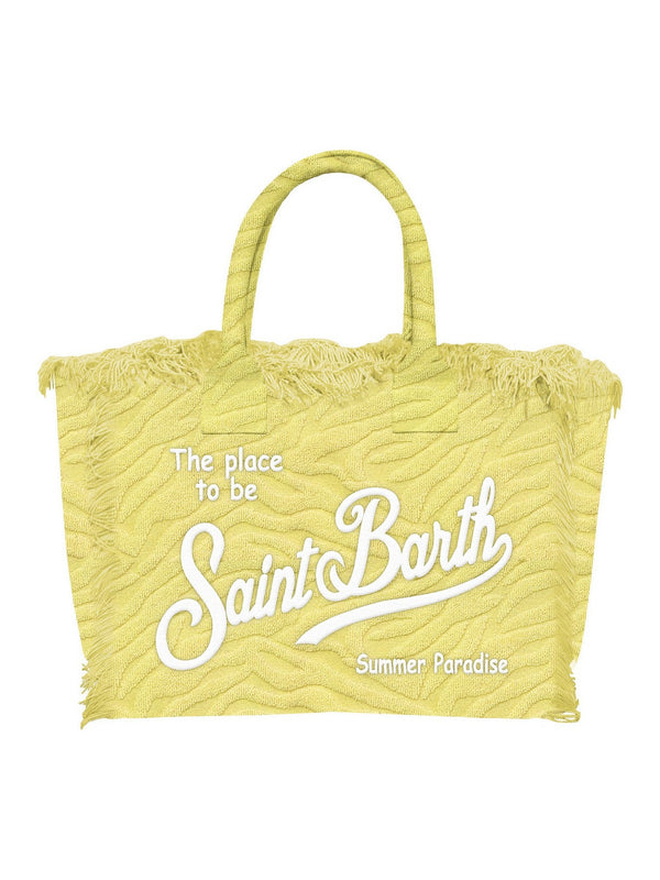 Mc2 Saint Barth Hand Bag With Strap Colette Sponge Terry Embossed Zebra 92 Emb - Col0005