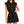 Carica l'immagine nel Visualizzatore galleria, Actualee | Minigonna Donna in Tweed Luminoso con Bottoni Gioiello Dorati | Nero | GO3565-17152-BLACK
