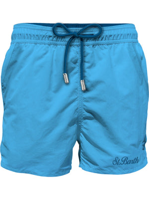 Mc2 Saint Barth Comfort Swimshort Made With Elastic Fabric Comfort Sb 3261 Emb - Com0007