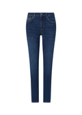Liu Jo Jeans Skinny Donna B.UP Divine Vita Alta Denim Blu Used con Applicazioni UF6013D0356-79087