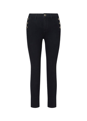 Liu Jo Jeans Donna B.UP Monroe Button Vita Alta Nero Denim UF6094D0328-87528