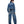 Carica l'immagine nel Visualizzatore galleria, Liu Jo Jeans Donna Wide Leg Denim Blu con Cintone Risvoltato e Zip  Capsule Elodie UF6500D0396-79156
