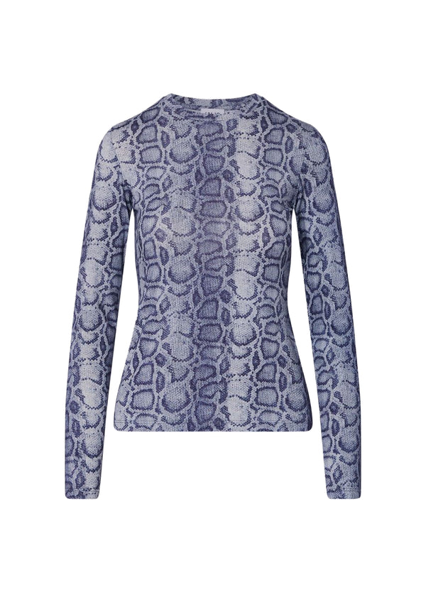 Liu Jo x Elodie T-Shirt Donna Manica Lunga Snake UF6515J1624-L9681