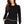 Load image into Gallery viewer, Liu Jo Cardigan Donna Nero con Volant e Pizzo WF6034MA16R-22222
