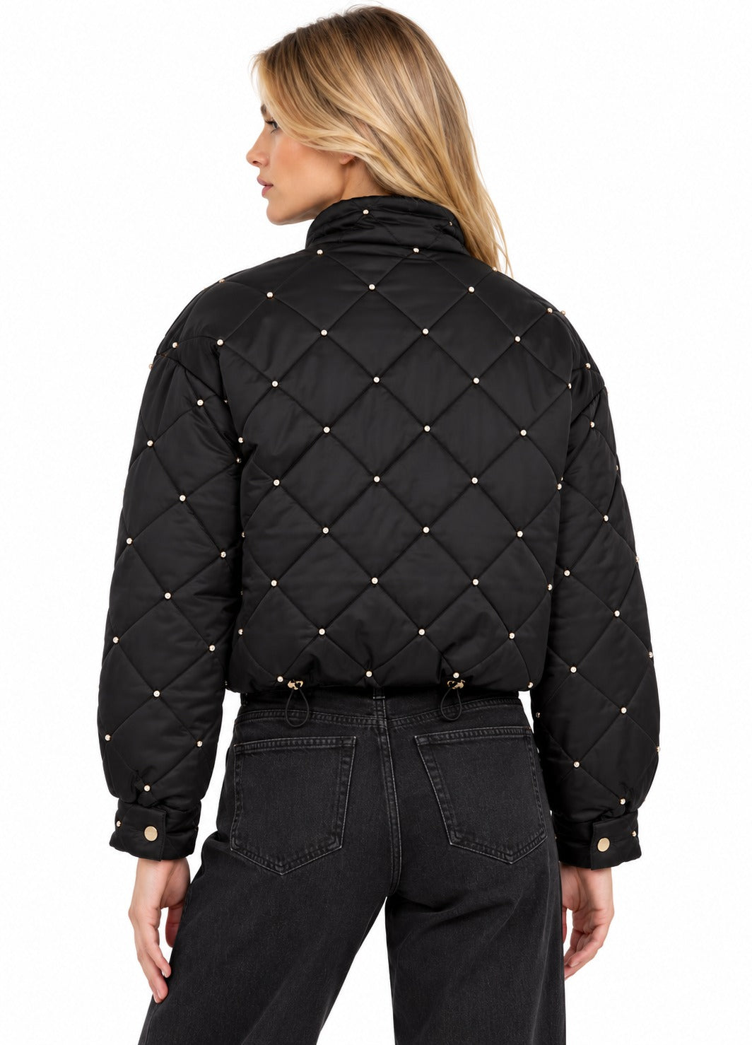 Liu Jo Bomber Cropped Donna Imbottito Nero WF6060T682A-22222