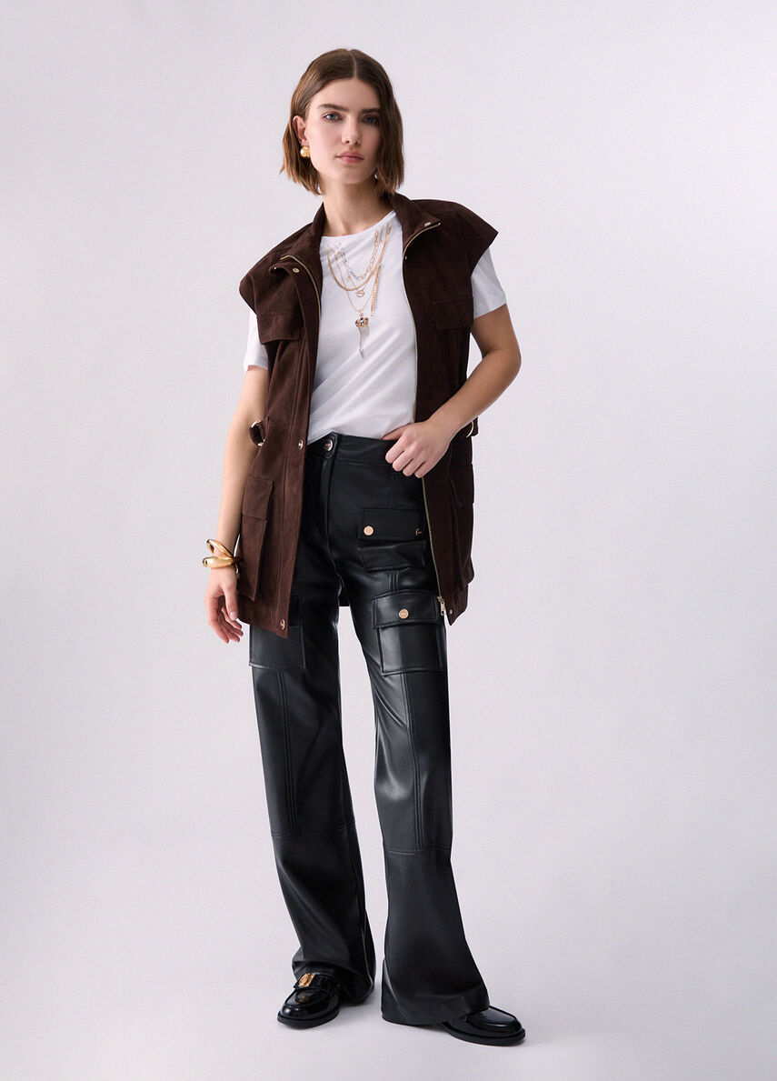 Liu Jo T-Shirt Donna Slim Fit Bianca Liu Jo Chains WF6079JS923-Q9698