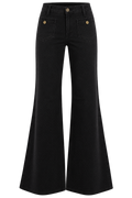 Liu Jo Jeans Flare Donna a Vita Alta Nero WF6126T709A-22222