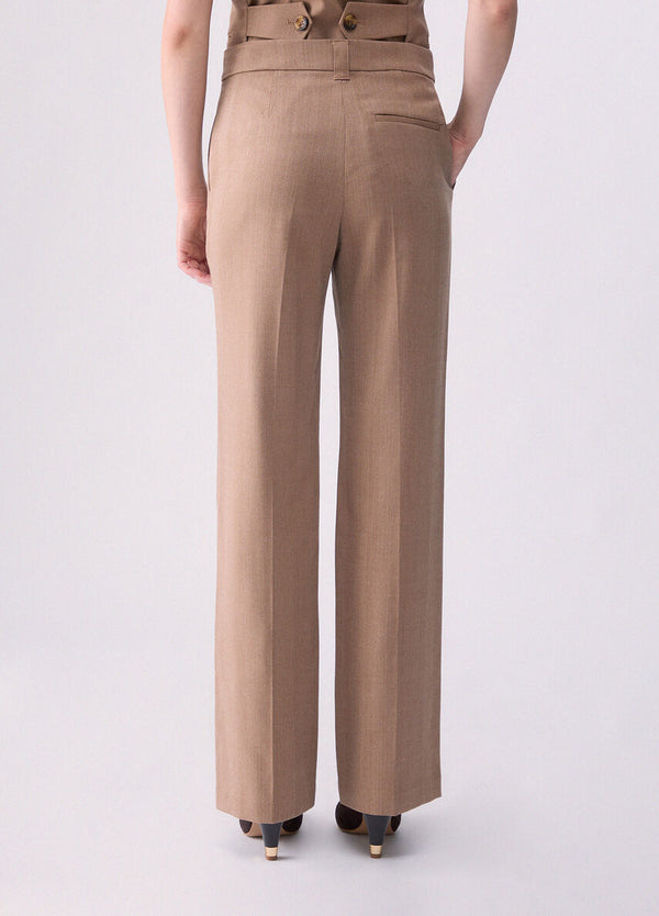 Liu Jo Pantalone Straight Donna Camel Resca Mix WF6177T732A-L9179