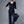 Carica l'immagine nel Visualizzatore galleria, Liu Jo Pantalone Donna Gessato Blu Lurex con Risvolto WF6250T731A-L9173
