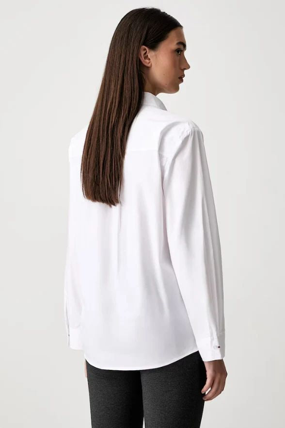 Liu Jo Camicia Donna Bianca con Ricamo Bianco Ottico WF6273T741A-11111