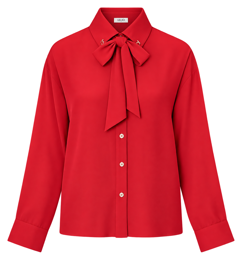 Liu Jo Camicia Donna Scarlet con Sciarpa WF6330T2578-92033