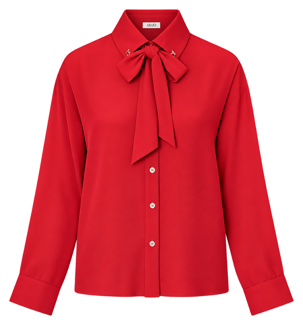 Liu Jo Camicia Donna Scarlet con Sciarpa WF6330T2578-92033