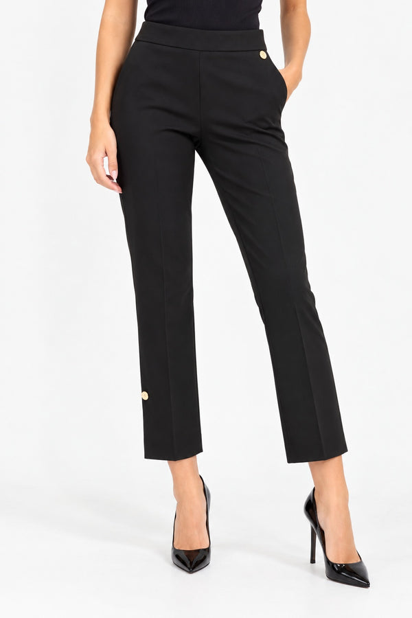 Liu Jo Pantalone a Trombetta Donna Nero WF6340J9189-22222