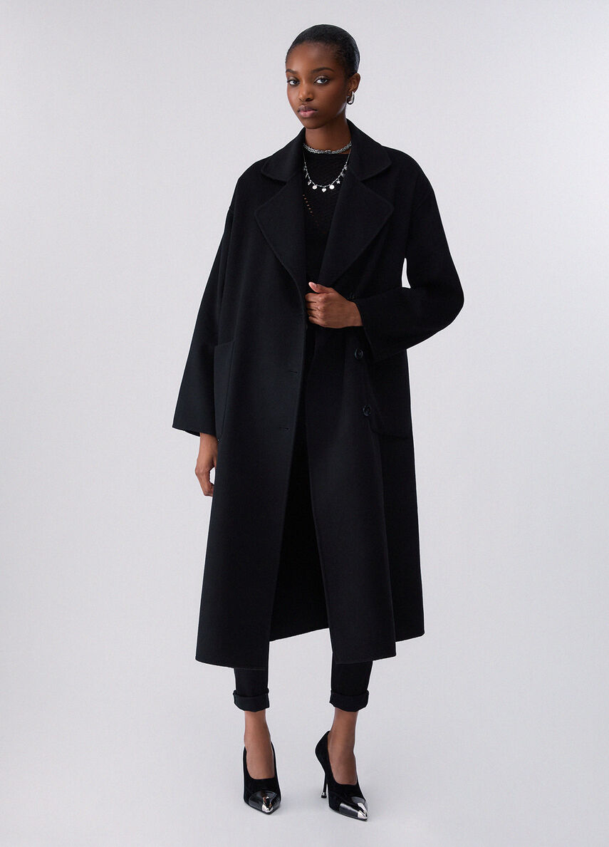 Liu Jo Cappotto Oversize Donna Nero WF6374T677A-22222