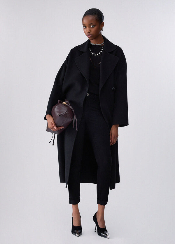 Liu Jo Cappotto Oversize Donna Nero WF6374T677A-22222