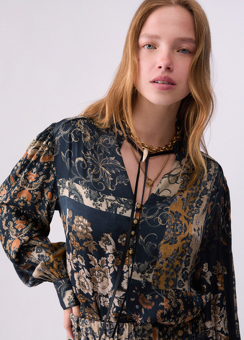 Liu Jo Blusa Donna Blossom Patch WF6375TS061-L9156