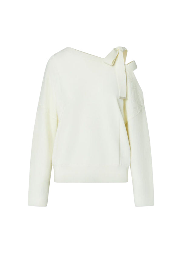 Liu Jo Maglia Donna con Fiocco Bianco Lana WF6396MS99E-10701