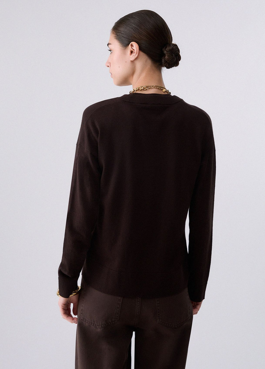 Liu Jo Maglia Donna Basic Girocollo in Misto Lana Mole WF6418MA16R-91106