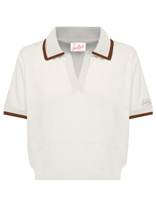 Mc2 Saint Barth Polo Woman Evonne Contrast 1018 - Evo0001