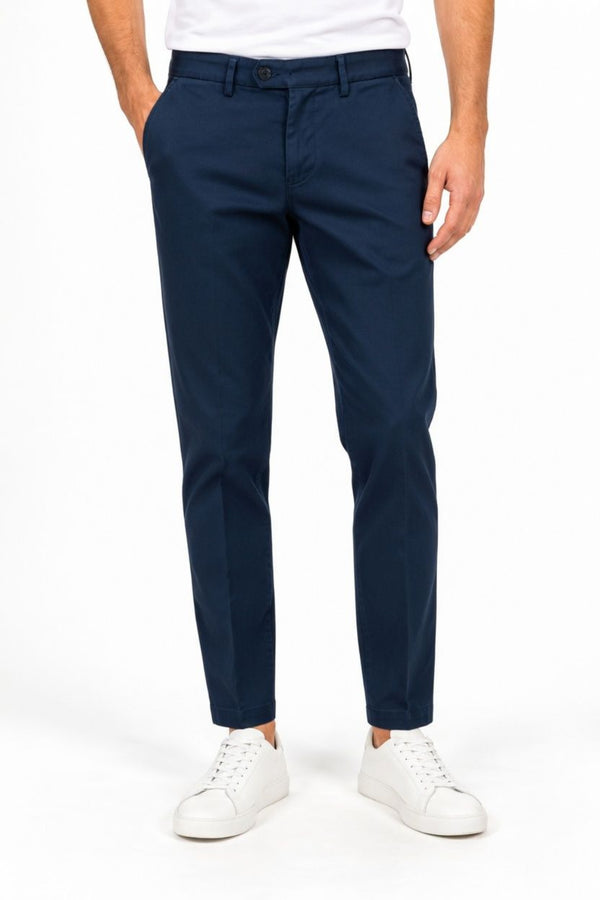 Michael Coal Brad One More Size Pantalone Uomo Navy Tasche America Capri MCBRAOMS2120F26C-016