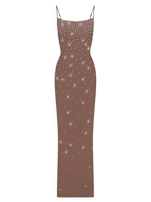 Mc2 Saint Barth Long Bodycon Dress Evy Strass Degrade 18 - Eyv0001